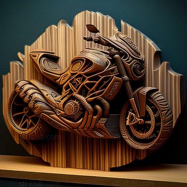 3D модель Ducati Diavel Titanium (STL)
